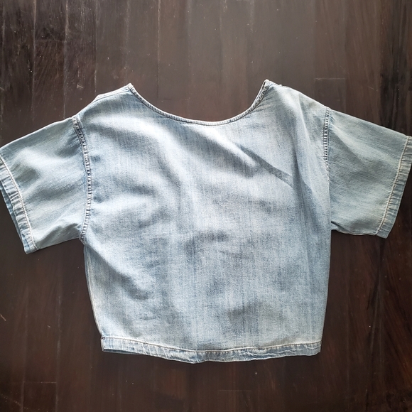 Diesel Tops - Denim crop top